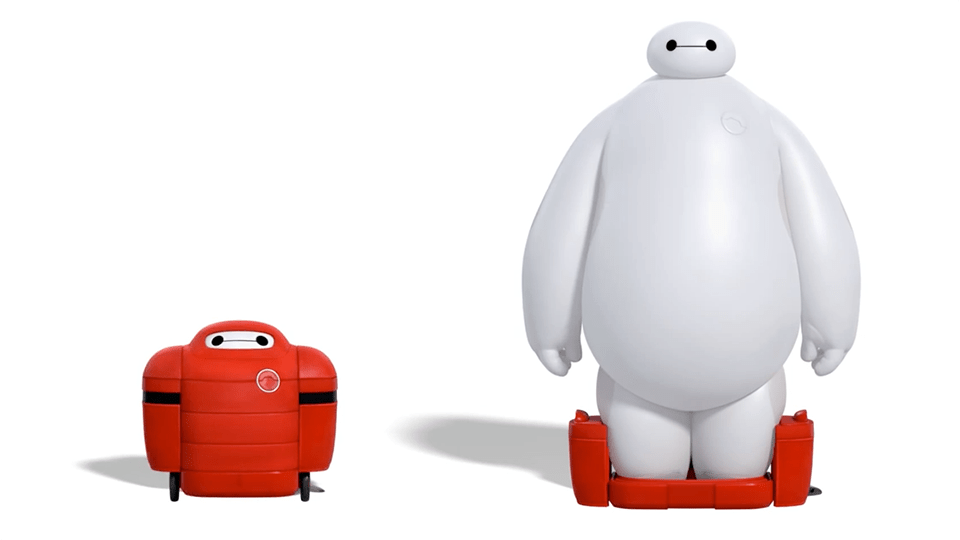 Baymax robot from the movie "Big Hero 6" (trailer)